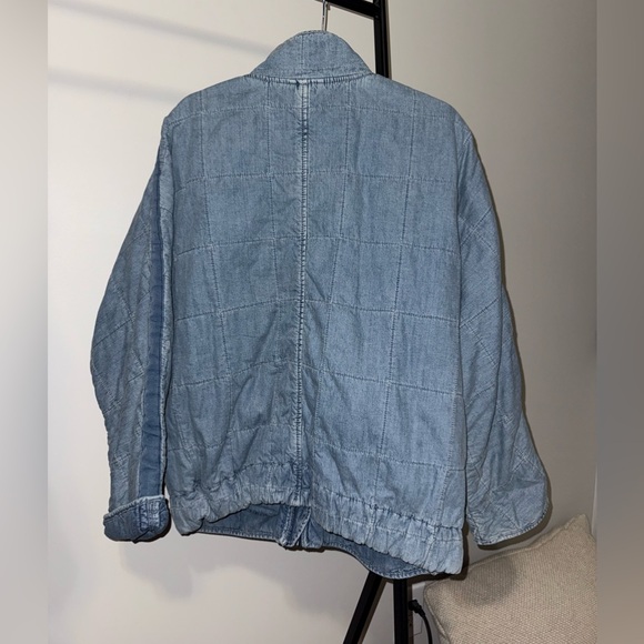 Free Peoplee Denim Dolman Jacket - Picture 4 of 5